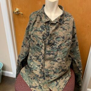 Men's Tru Spec Digital Camouflage Military Field Jacket